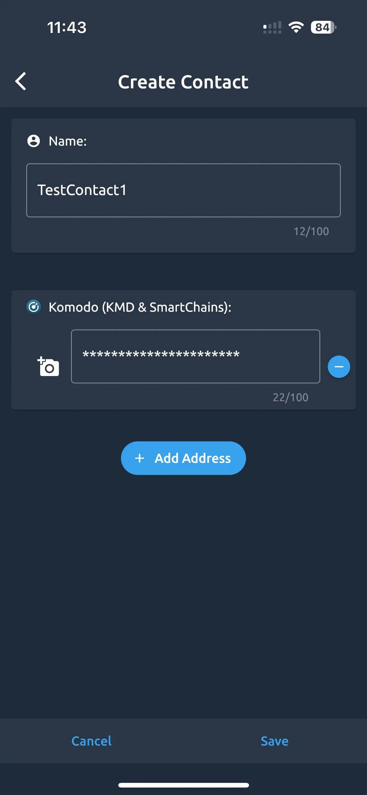  How to Use the Address Book in Komodo Wallet Mobile